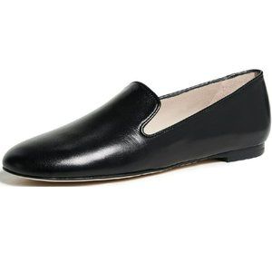 Stuart Weitzman Myguy Black Tripoli Loafers Size 7